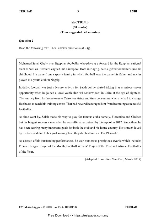testpaper
