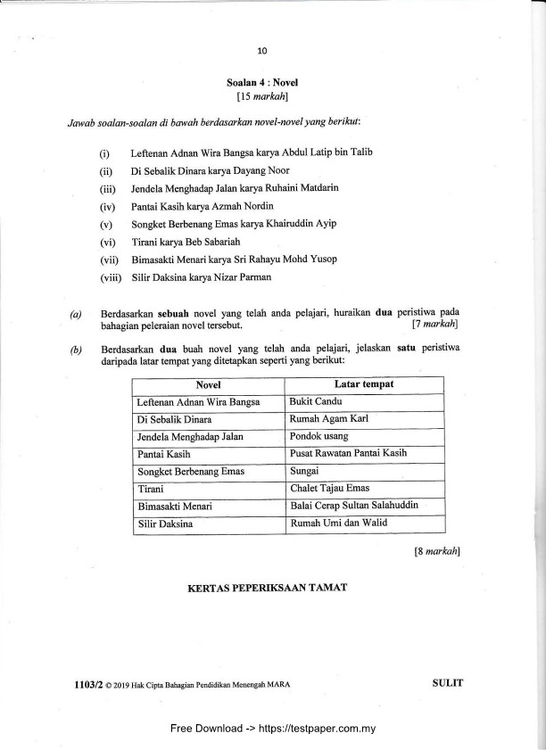 testpaper