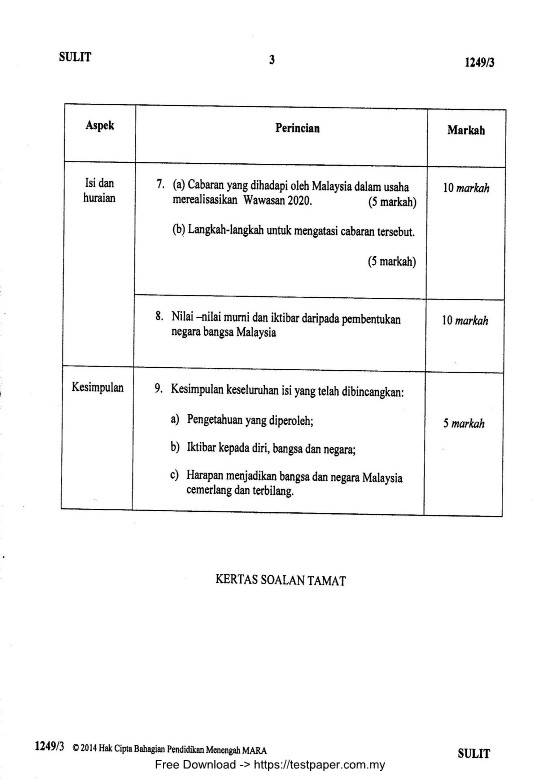 testpaper