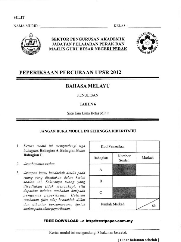 Koleksi Soalan Peperiksaan  Percubaan  Ramalan  Latihan 